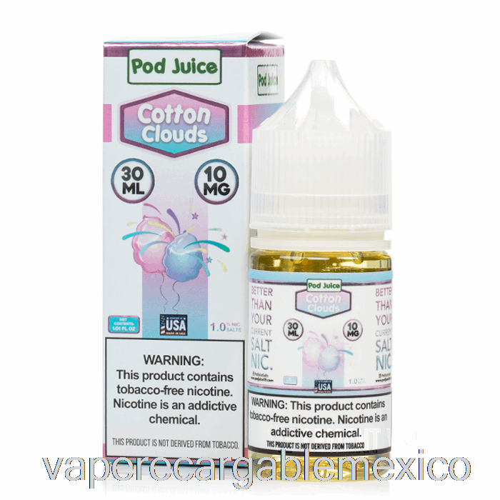 Vape Recargable Nubes De Algodón - Jugo De Vaina - 30ml 55mg